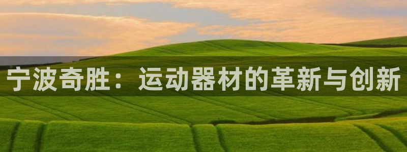 意昂4集团logo：宁波奇胜：运动器材的革新与创新