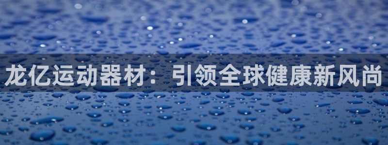 意昂体育4平台注册要钱吗安全吗：龙亿运动器材：引领全