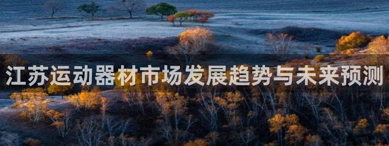 海南意昂体育4发展怎么样：江苏运动器材市场发展趋势与