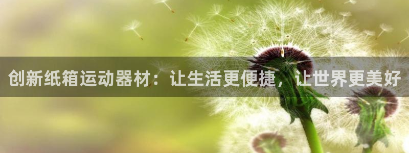 意昂4娱乐网站：创新纸箱运动器材：让生活更便捷，让世