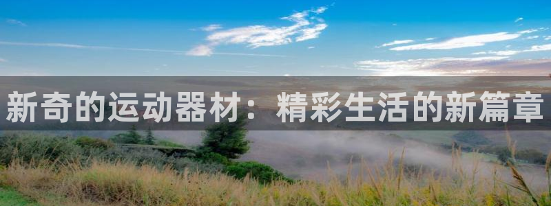 意昂体育4招商电话号码：新奇的运动器材：精彩生活的新篇章