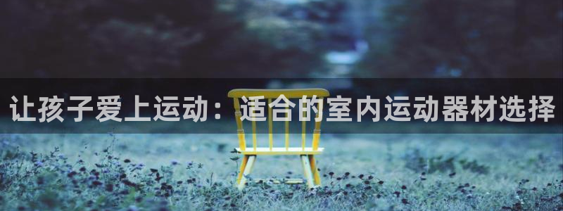意昂4娱乐网站：让孩子爱上运动：适合的室内运动器材选