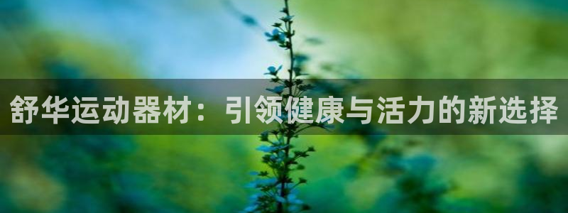 意昂体育4平台注册流程视频：舒华运动器材：引领健康与