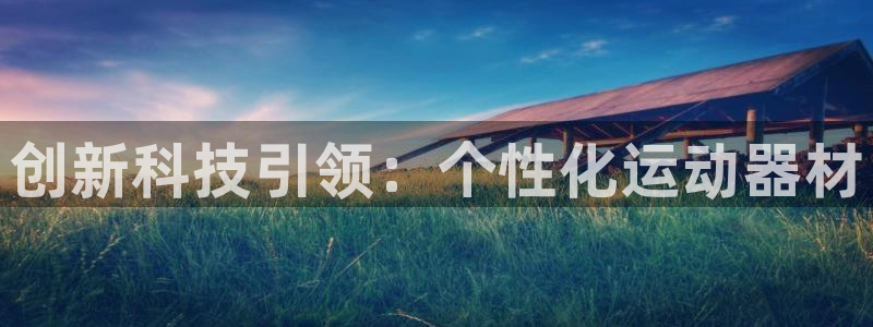 意昂体育4开户：创新科技引领：个性化运动器材