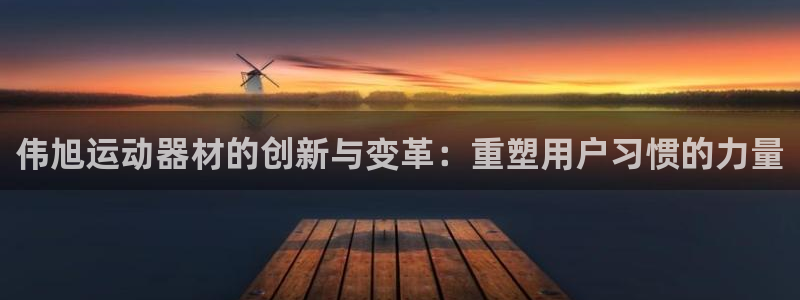 注册意昂4：伟旭运动器材的创新与变革：重塑用户习惯的