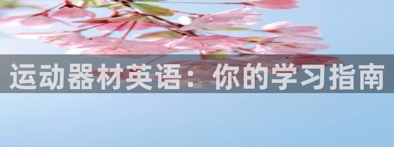 意昂4新能源：运动器材英语：你的学习指南
