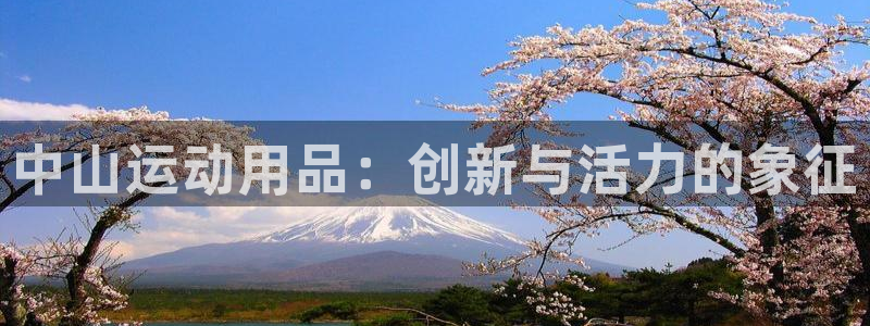 意昂体育4平台注册：中山运动用品：创新与活力的象征