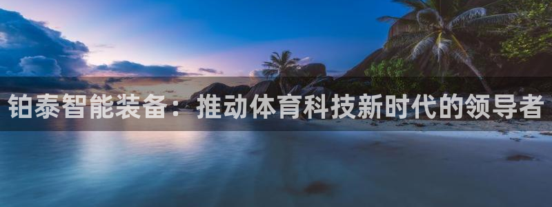意昂体育4平台假的吗是真的吗吗：铂泰智能装备：推动体育科技新