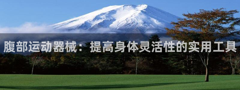 意昂体育4平台APP：腹部运动器械：提高身体灵活性的