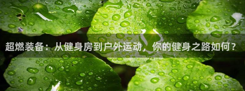 意昂体育4平台APP：超燃装备：从健身房到户外运动，