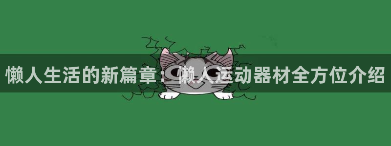 意昂4娱乐40996：懒人生活的新篇章：懒人运动器材