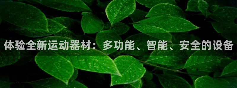 意昂体育4软件：体验全新运动器材：多功能、智能、安全